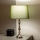 Brilagi - Stona lampa CERIA 1xE27/60W/230V prečnik 30 cm sjajni hrom/zelena