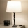 Brilagi - Stona lampa CERIA 1xE27/60W/230V Ø 30 cm crna/bela