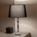 BRILAGI - Stona lampa CERIA 1xE27/60W/230V Ø 30 cm srebrna/crna