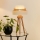 Brilagi - Stona lampa DENVER LUNETA 1xE27/15W/230V bež/braon/krem