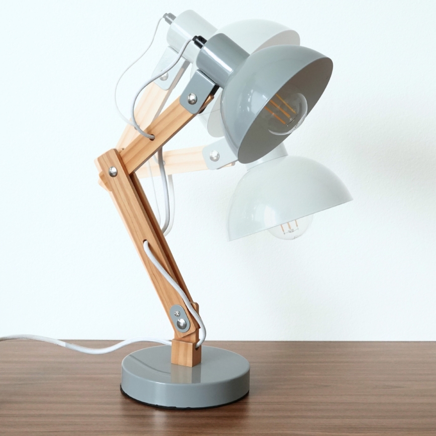 Brilagi - Stona lampa FOCUS 1xE27/40W/230V siva