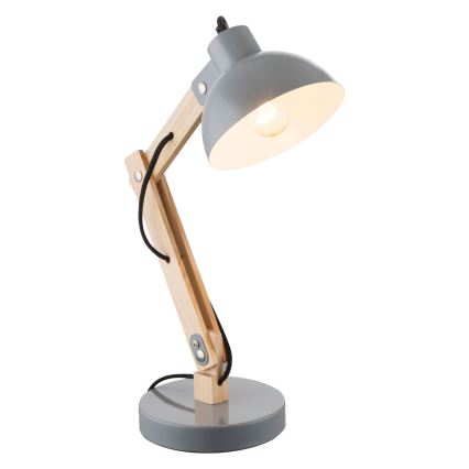 Brilagi - Stona lampa FOCUS 1xE27/40W/230V siva