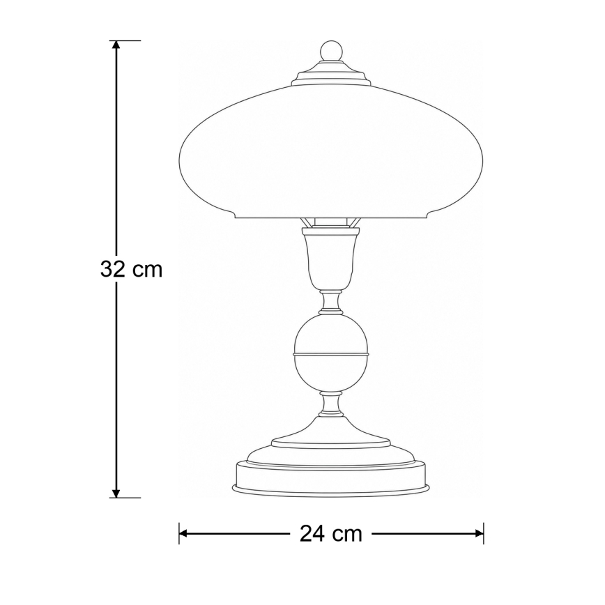 BRILAGI - Stona lampa MOLLERO 1xE14/11W/230V bronza/patina