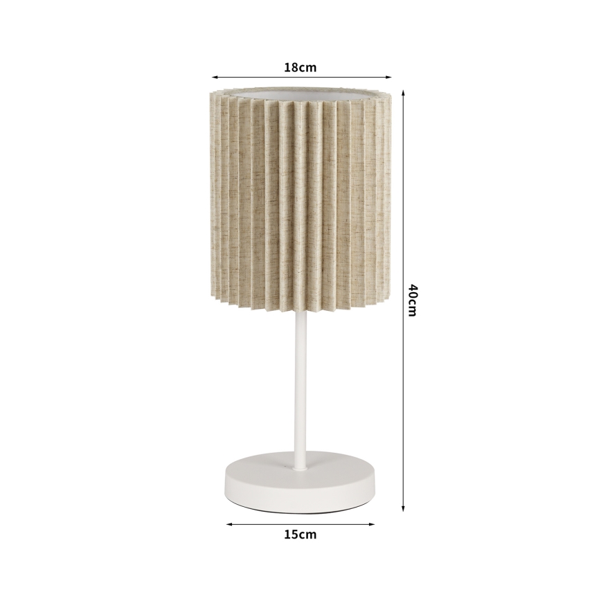 Brilagi - Stona lampa NORDIC WAVE 1xE27/15W/230V lan/bela