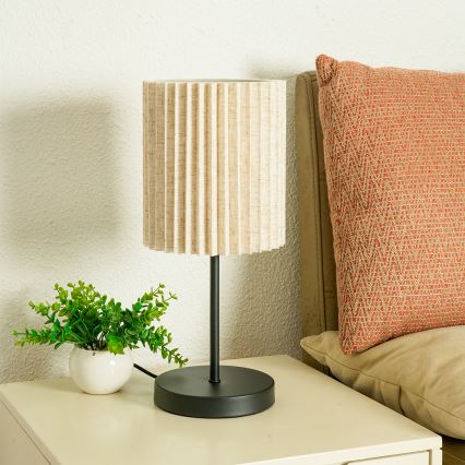 Brilagi - Stona lampa NORDIC WAVE 1xE27/15W/230V lan/crna