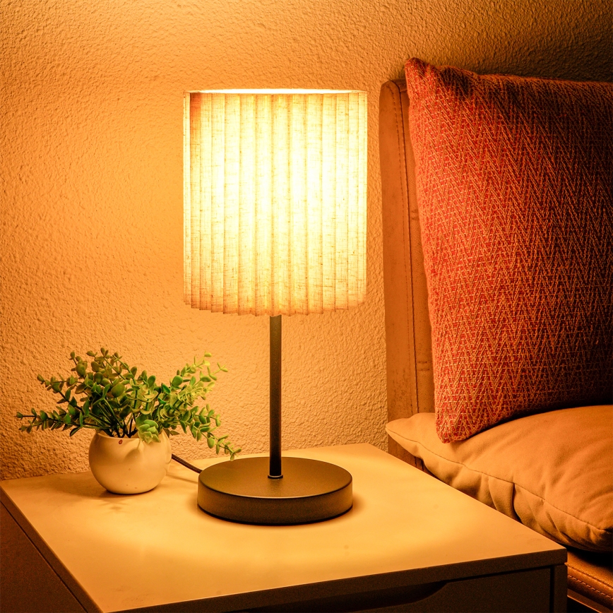 Brilagi - Stona lampa NORDIC WAVE 1xE27/15W/230V lan/crna