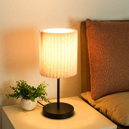 Brilagi - Stona lampa NORDIC WAVE 1xE27/15W/230V lan/crna