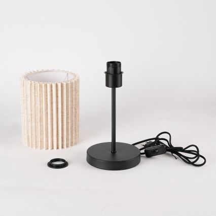 Brilagi - Stona lampa NORDIC WAVE 1xE27/15W/230V lan/crna