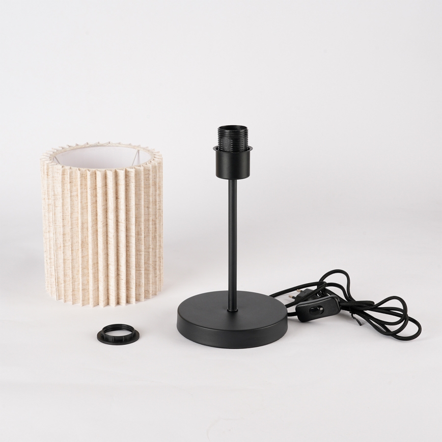 Brilagi - Stona lampa NORDIC WAVE 1xE27/15W/230V lan/crna