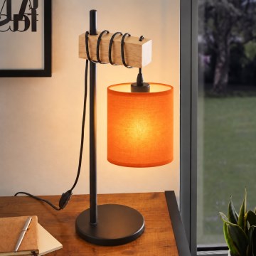 BRILAGI - Stona lampa NUBILA 1xE27/40W/230V braon/crna/narandžasta