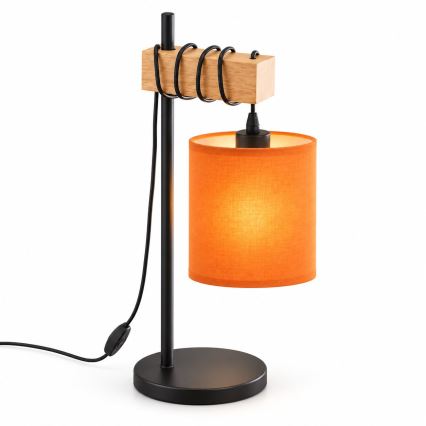 BRILAGI - Stona lampa NUBILA 1xE27/40W/230V braon/crna/narandžasta