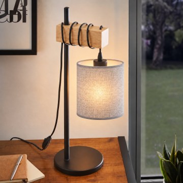 BRILAGI - Stona lampa NUBILA 1xE27/40W/230V braon/crna/siva