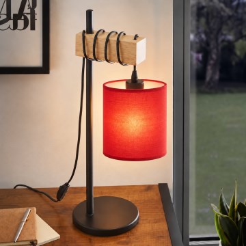 BRILAGI - Stona lampa NUBILA 1xE27/40W/230V smeđa/crna/crvena