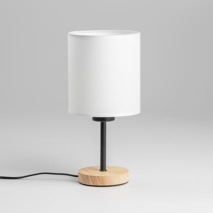 Brilagi - Stona lampa NUBILA WOOD 1xE27/25W/230V hrast/bela