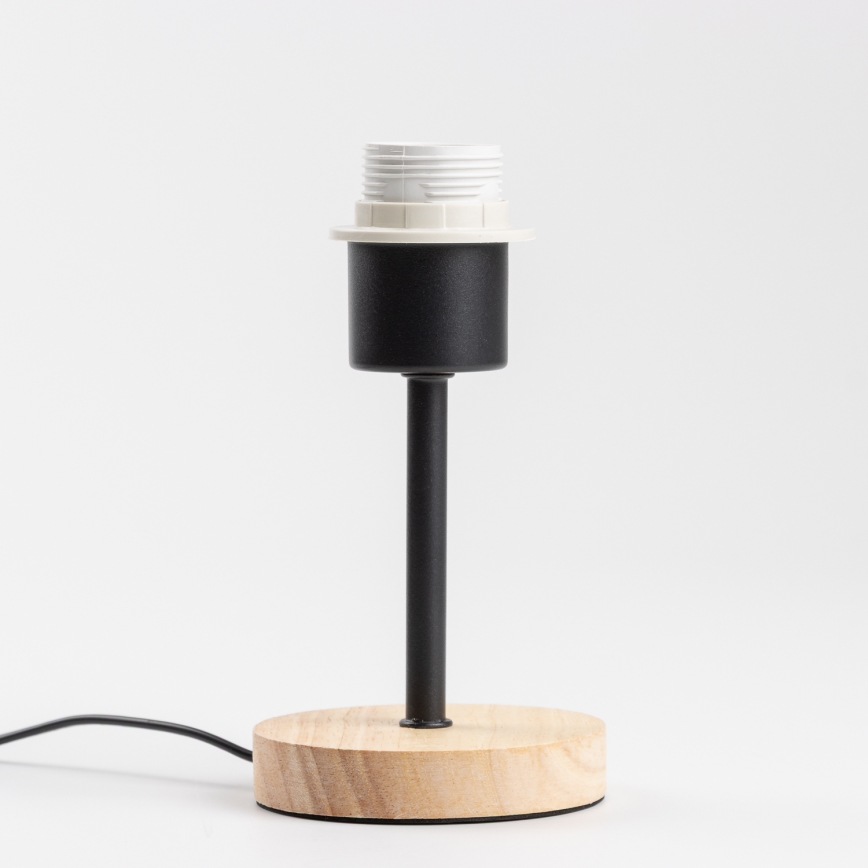 Brilagi - Stona lampa NUBILA WOOD 1xE27/25W/230V hrast/crna/narandžasta