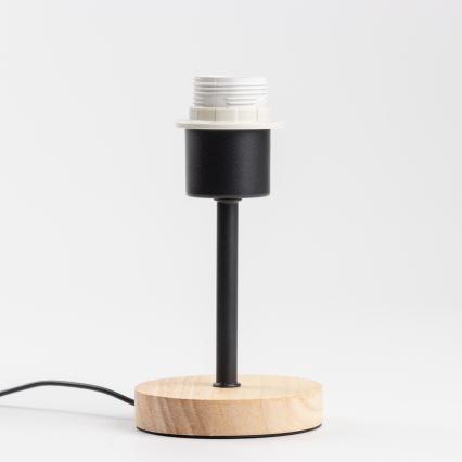 Brilagi - Stona lampa NUBILA WOOD 1xE27/25W/230V hrast/crna/svetlosiva