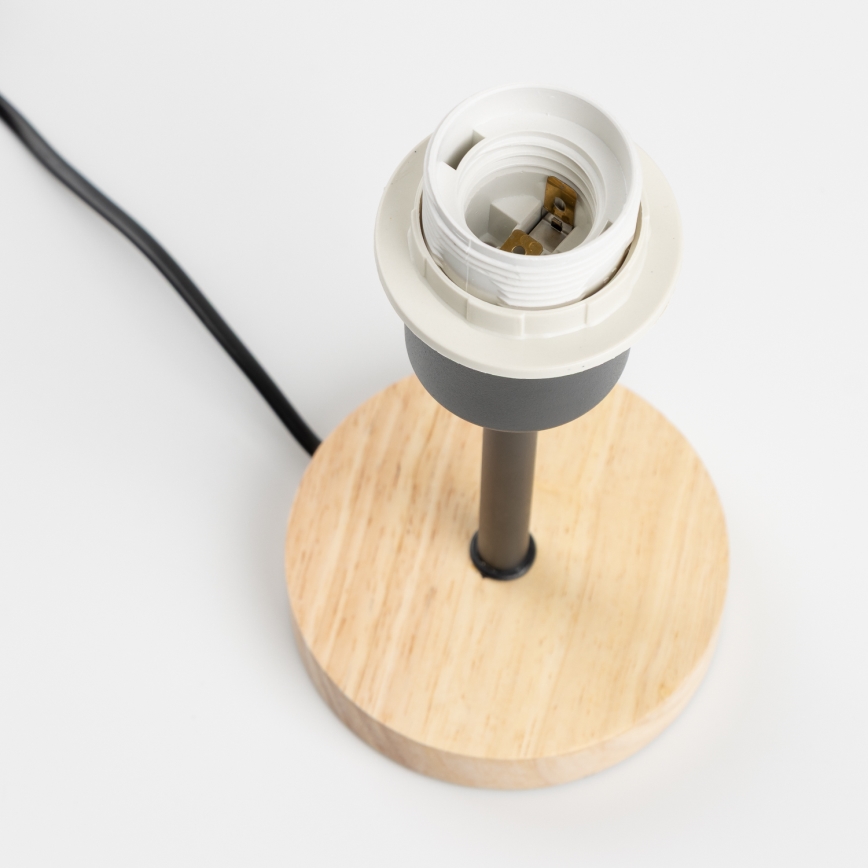 Brilagi - Stona lampa NUBILA WOOD 1xE27/25W/230V hrast/crvena