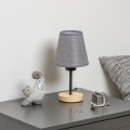 Brilagi - Stona lampa NUBILA WOOD 1xE27/25W/230V hrast/siva