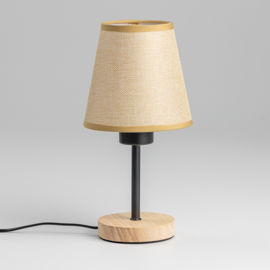Brilagi - Stona lampa NUBILA WOOD 1xE27/25W/230V hrast/svetlo braon