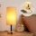 Brilagi - Stona lampa sa USB priključkom TABLON 1xE27/25W/230V hrast/crna/bež
