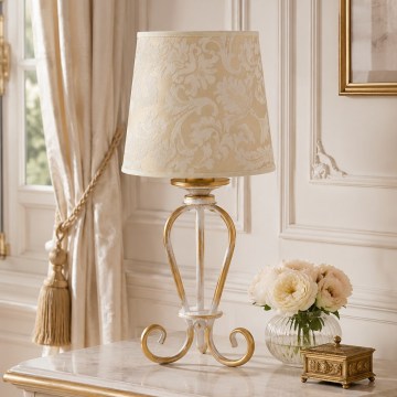 BRILAGI - Stona lampa SONIA 1xE27/15W/230V krem/patina