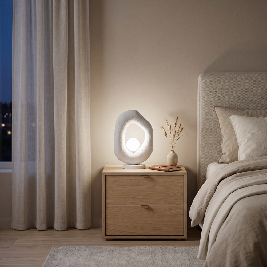 BRILAGI - Stona lampa WABI SABI 1xG9/8W/230V bela