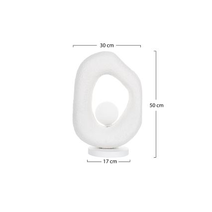 BRILAGI - Stona lampa WABI SABI 1xG9/8W/230V bela