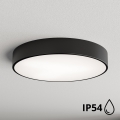 Brilagi - Stropna plafonjera za kupatilo CLARE 4xE27/24W/230V, prečnik 50 cm, IP54, crna