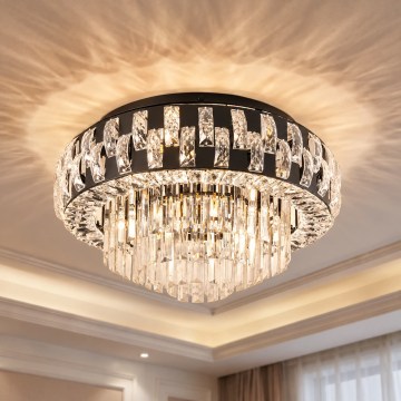 BRILAGI - Stropna svetiljka AURELIA 5xE14/40W/230V prečnika 50 cm, crna