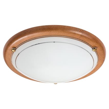 Brilagi - Stropna svetiljka ORBIS 1xE27/60W/230V, prečnik 30 cm, od borovine