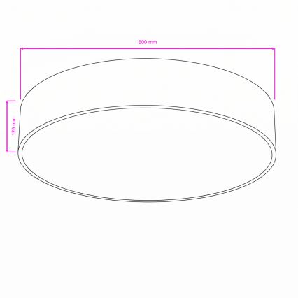 BRILAGI - Stropna svetiljka POOL 5xE27/15W/230V prečnik 60 cm IP54 bež
