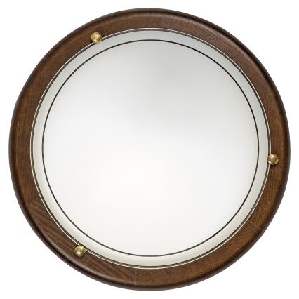 Brilagi - Stropno svetlo ORBIS 1xE27/60W/230V prečnik 30 cm borovina