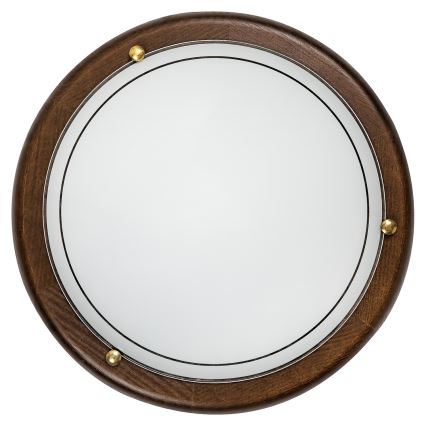 Brilagi - Stropno svetlo ORBIS 1xE27/60W/230V prečnik 30 cm borovina