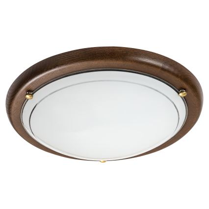 Brilagi - Stropno svetlo ORBIS 1xE27/60W/230V prečnik 30 cm borovina