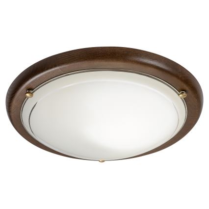 Brilagi - Stropno svetlo ORBIS 1xE27/60W/230V prečnik 30 cm borovina