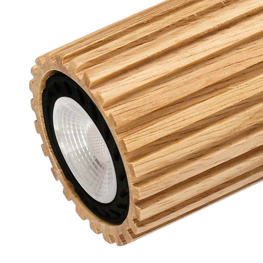 Brilagi - Tačkasto svetlo MODERN WOOD 3xGU10/8W/230V drvo/crna
