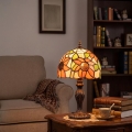 Brilagi - Tifani vitražna stolna lampa SUNFLOWER 1xE27/60W/230V