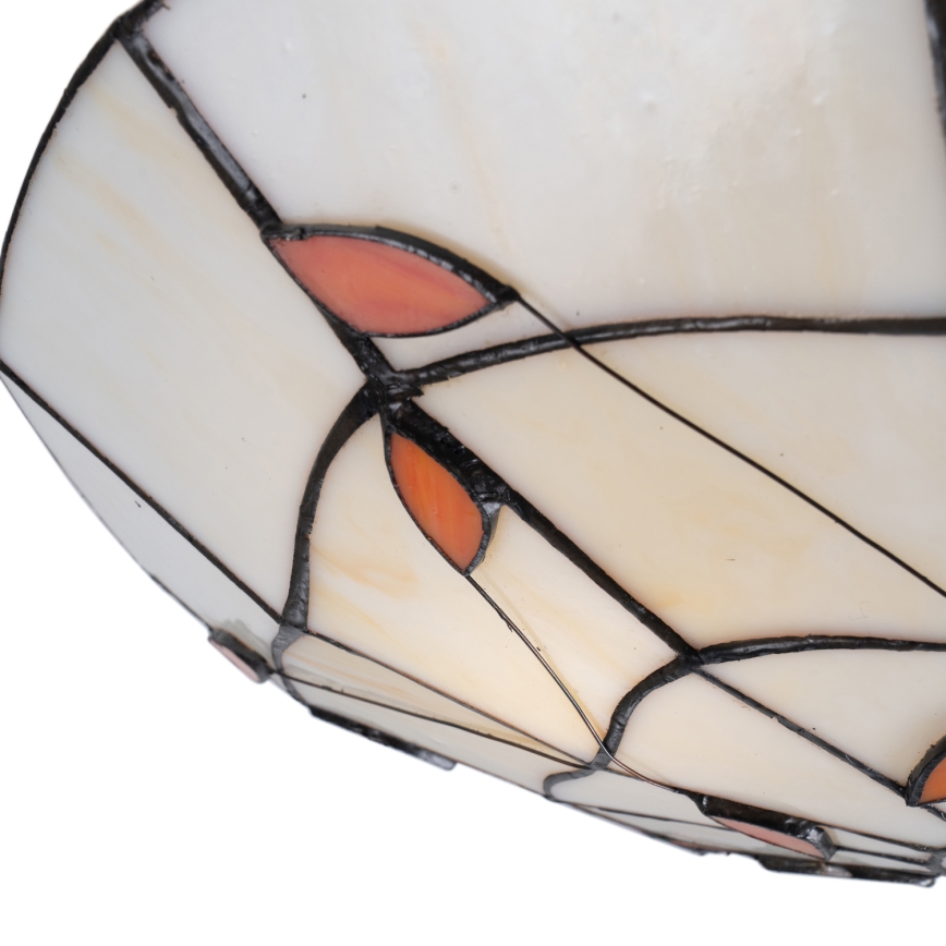 Brilagi - Tiffany vitražna plafonska lampa FOLIA 2xE27/60W/230V prečnik 40 cm