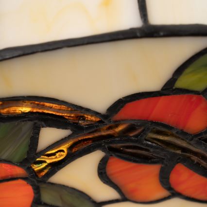 Brilagi - Tiffany vitražna plafonska lampa JUNGLE 3xE27/60W/230V prečnika 40 cm