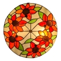 Brilagi - Tiffany vitražna plafonska svetiljka SUNFLOWER 3xE27/60W/230V prečnik 40 cm