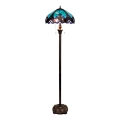 BRILAGI - Tiffany vitražna podna lampa CORAL 2xE27/60W/230V