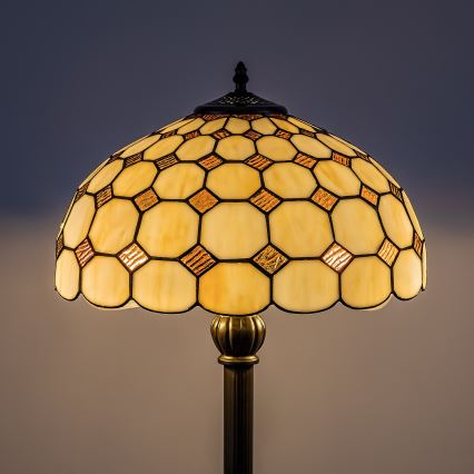 Brilagi - Tiffany vitražna podna lampa DORAN 2xE27/60W/230V