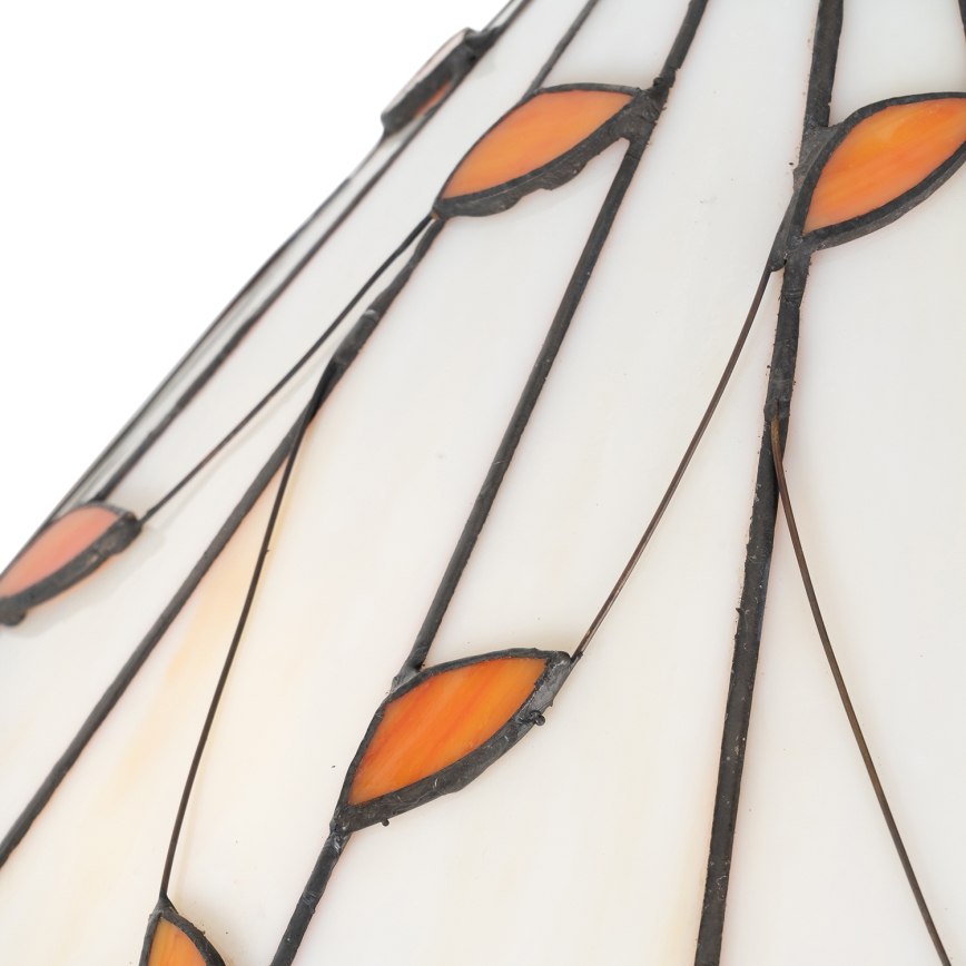 Brilagi - Tiffany vitražna podna lampa FOLIA 2xE27/60W/230V