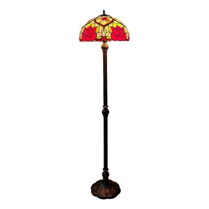 BRILAGI - Tiffany vitražna podna lampa GARLAN 2xE27/60W/230V