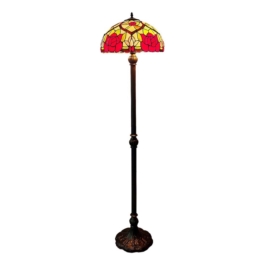 BRILAGI - Tiffany vitražna podna lampa GARLAN 2xE27/60W/230V