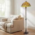 BRILAGI - Tiffany vitražna podna lampa MARGARET 2xE27/60W/230V