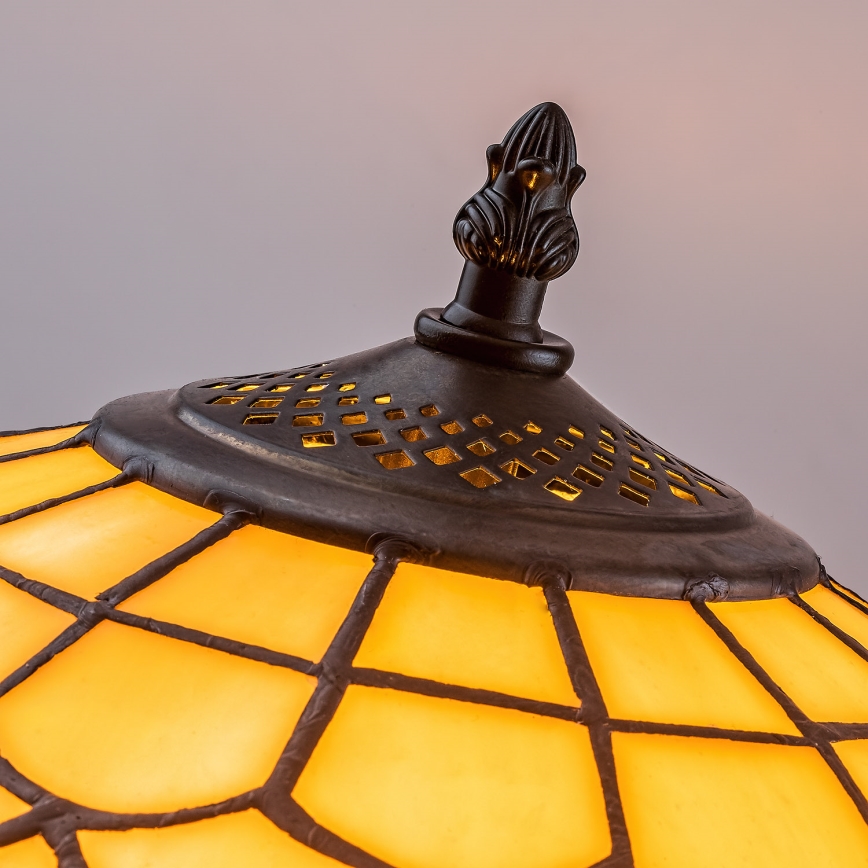 Brilagi - Tiffany vitražna podna lampa MARGARET 2xE27/60W/230V