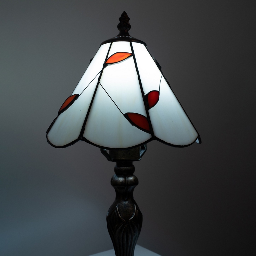 Brilagi - Tiffany vitražna stolna lampa FOLIA 1xE27/60W/230V