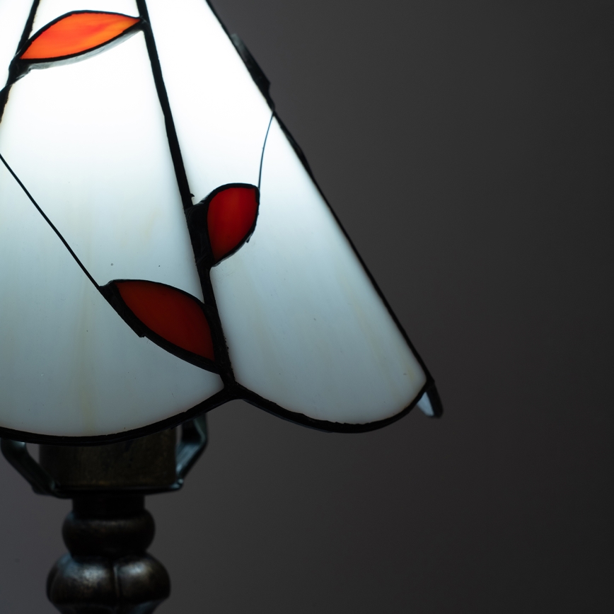 Brilagi - Tiffany vitražna stolna lampa FOLIA 1xE27/60W/230V