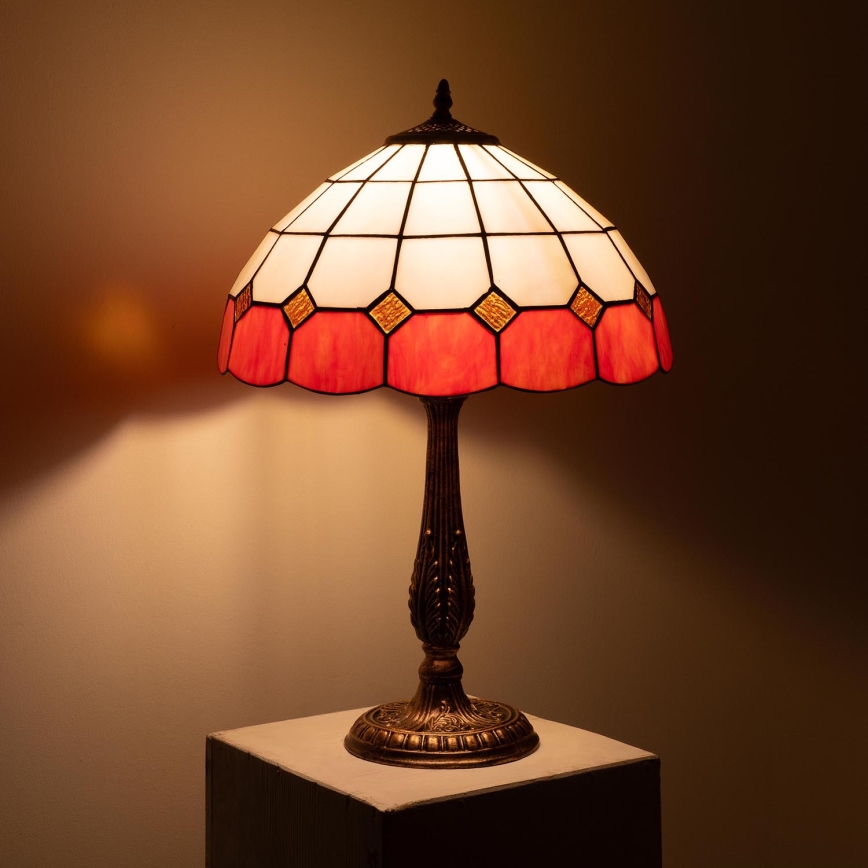 Brilagi - Tiffany vitražna stolna lampa SIENNA 2xE27/60W/230V